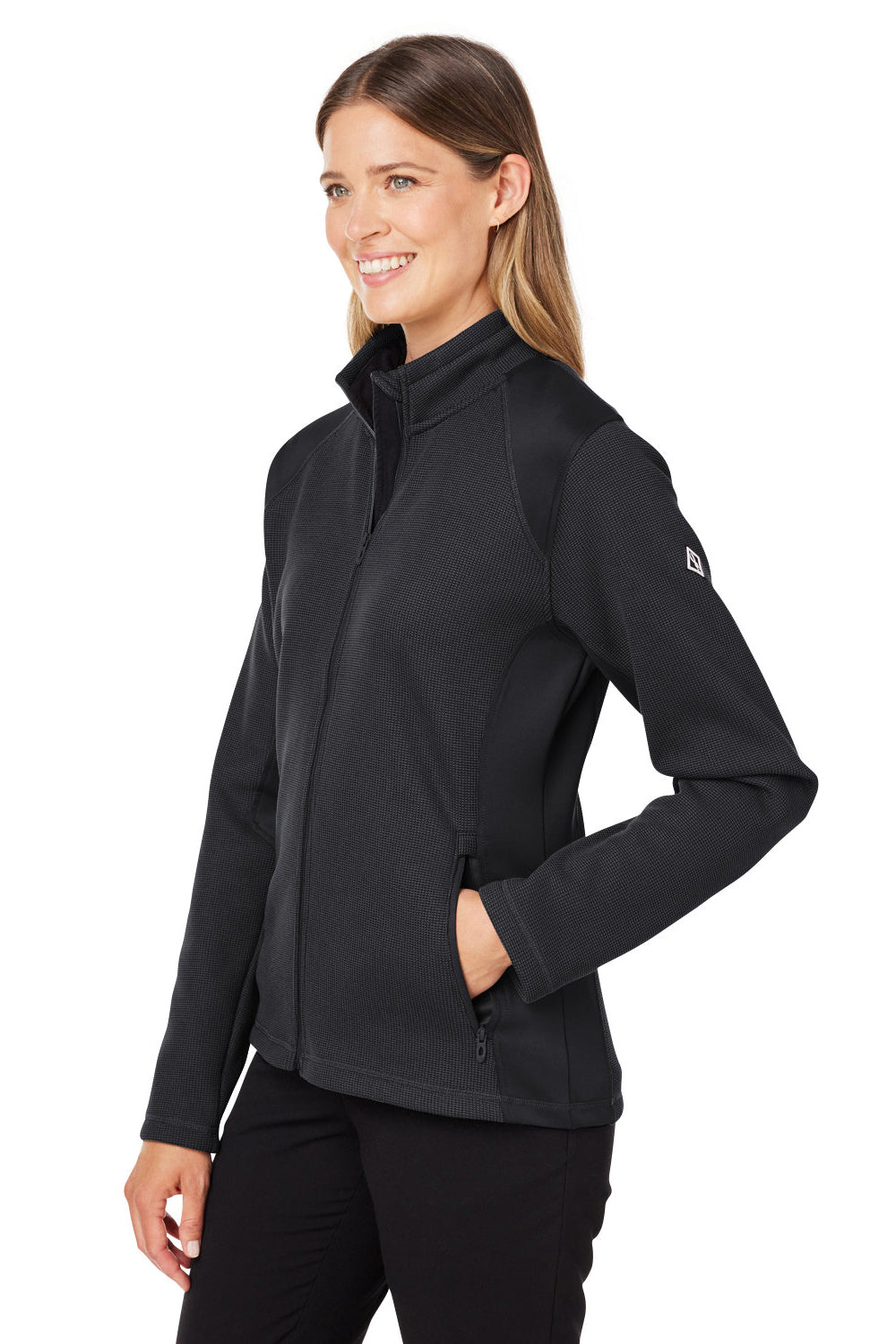 Spyder S17937 Womens Constant Canyon Full Zip Sweater Jacket Black 3Q