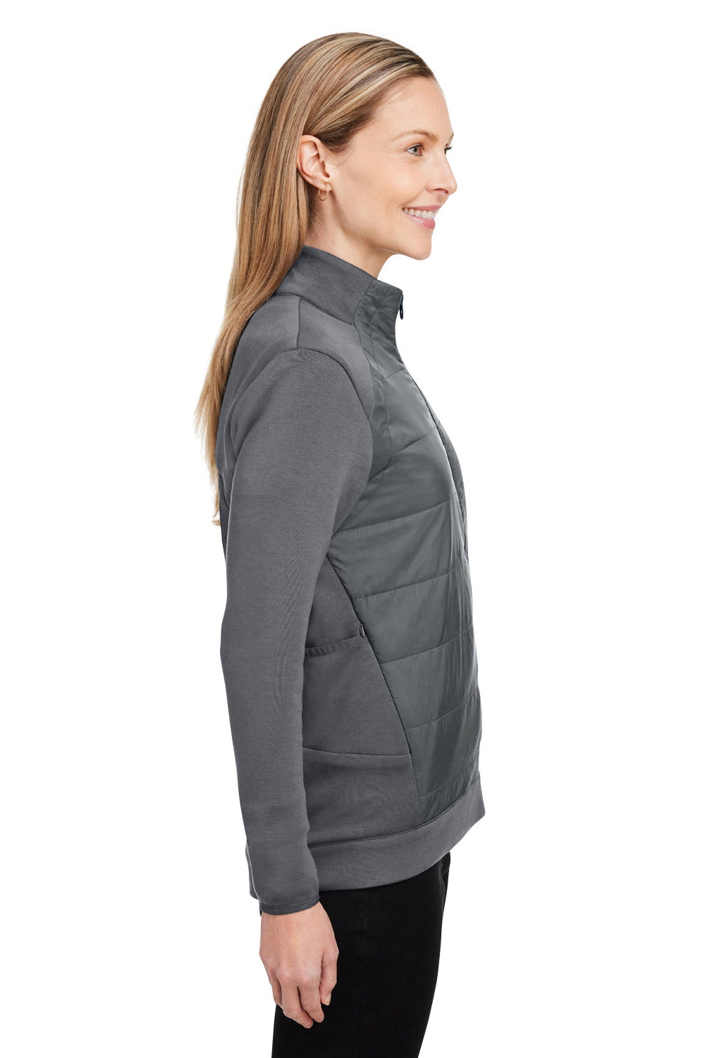 Spyder S17978 Womens Impact Full Zip Jacket Polar Grey Side