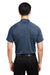 Spyder S17979 Mens Mission Blade Short Sleeve Polo Shirt Frontier Blue Back