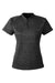 Spyder S17980 Womens Mission Blade Short Sleeve Polo Shirt Black Flat Front