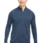 Spyder Mens Mission 1/4 Zip Sweatshirt - Frontier Blue