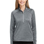 Spyder Womens Mission 1/4 Zip Sweatshirt - Polar Grey