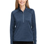 Spyder Womens Mission 1/4 Zip Sweatshirt - Frontier Blue - NEW