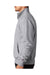 Champion S400 Mens Double Dry Eco Moisture Wicking Fleece 1/4 Zip Sweatshirt Steel Grey Side