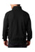 Champion S400 Mens Double Dry Eco Moisture Wicking Fleece 1/4 Zip Sweatshirt Black Back