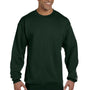Champion Mens Double Dry Eco Moisture Wicking Fleece Crewneck Sweatshirt - Dark Green