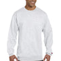Champion Mens Double Dry Eco Moisture Wicking Fleece Crewneck Sweatshirt - Silver Grey