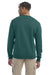 Champion S6000/S600 Mens Double Dry Eco Moisture Wicking Fleece Crewneck Sweatshirt Emerald Green Back