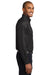 Port Authority S608/TLS608/S608ES Mens Easy Care Wrinkle Resistant Long Sleeve Button Down Shirt w/ Pocket Black Side
