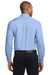 Port Authority S608/TLS608/S608ES Mens Easy Care Wrinkle Resistant Long Sleeve Button Down Shirt w/ Pocket Light Blue Back