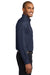 Port Authority S608/TLS608/S608ES Mens Easy Care Wrinkle Resistant Long Sleeve Button Down Shirt w/ Pocket Navy Blue Side