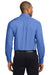 Port Authority S608/TLS608/S608ES Mens Easy Care Wrinkle Resistant Long Sleeve Button Down Shirt w/ Pocket Ultramarine Blue Back