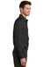 Port Authority S638 Mens Wrinkle Resistant Long Sleeve Button Down Shirt w/ Pocket Black Side