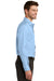 Port Authority S638 Mens Wrinkle Resistant Long Sleeve Button Down Shirt w/ Pocket Sky Blue Side