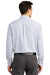 Port Authority S639 Mens Easy Care Wrinkle Resistant Long Sleeve Button Down Shirt w/ Pocket White Back