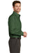 Port Authority S640 Mens Easy Care Wrinkle Resistant Long Sleeve Button Down Shirt w/ Pocket Dark Cactus Green Side