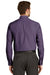 Port Authority S640 Mens Easy Care Wrinkle Resistant Long Sleeve Button Down Shirt w/ Pocket Grape Purple Back