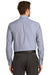 Port Authority S640 Mens Easy Care Wrinkle Resistant Long Sleeve Button Down Shirt w/ Pocket Navy Blue Frost Back