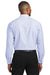 Port Authority S661 Mens SuperPro Oxford Wrinkle Resistant Long Sleeve Button Down Shirt Oxford Blue Back