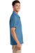 Port Authority S662 Mens Wrinkle Resistant Short Sleeve Button Down Camp Shirt w/ Pocket Celadon Blue Side