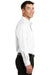Port Authority S663 Mens SuperPro Wrinkle Resistant Long Sleeve Button Down Shirt w/ Pocket White Side