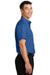 Port Authority S664 Mens SuperPro Wrinkle Resistant Short Sleeve Button Down Shirt w/ Pocket Royal Blue Side
