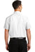 Port Authority S664 Mens SuperPro Wrinkle Resistant Short Sleeve Button Down Shirt w/ Pocket White Back