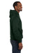 Champion S700 Mens Double Dry Eco Moisture Wicking Fleece Hooded Sweatshirt Hoodie Dark Green Side