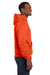 Champion S700 Mens Double Dry Eco Moisture Wicking Fleece Hooded Sweatshirt Hoodie Orange Side