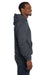 Champion S700 Mens Double Dry Eco Moisture Wicking Fleece Hooded Sweatshirt Hoodie Heather Charcoal Grey Side