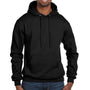 Champion Mens Double Dry Eco Moisture Wicking Fleece Hooded Sweatshirt Hoodie - Black