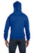 Champion S700 Mens Double Dry Eco Moisture Wicking Fleece Hooded Sweatshirt Hoodie Royal Blue Back
