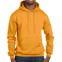 Champion Mens Double Dry Eco Moisture Wicking Fleece Hooded Sweatshirt Hoodie - Gold