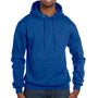 Champion Mens Double Dry Eco Moisture Wicking Fleece Hooded Sweatshirt Hoodie - Heather Royal Blue