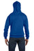Champion S700 Mens Double Dry Eco Moisture Wicking Fleece Hooded Sweatshirt Hoodie Heather Royal Blue Back
