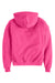 Champion S700 Mens Double Dry Eco Moisture Wicking Fleece Hooded Sweatshirt Hoodie Wow Pink Flat Back