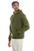 Champion S700 Mens Double Dry Eco Moisture Wicking Fleece Hooded Sweatshirt Hoodie Fresh Olive Green 3Q