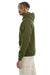 Champion S700 Mens Double Dry Eco Moisture Wicking Fleece Hooded Sweatshirt Hoodie Fresh Olive Green SIde