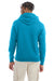 Champion S700 Mens Double Dry Eco Moisture Wicking Fleece Hooded Sweatshirt Hoodie Tempo Teal Blue Back