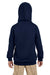 Champion S790 Youth Double Dry Eco Moisture Wicking Fleece Hooded Sweatshirt Hoodie Navy Blue Back