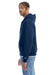 Champion S800 Mens Double Dry Eco Moisture Wicking Fleece Full Zip Hooded Sweatshirt Hoodie Late Night Blue SIde