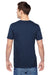 Fruit Of The Loom SF45R Mens Sofspun Jersey Short Sleeve Crewneck T-Shirt Navy Blue Back