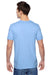 Fruit Of The Loom SF45R Mens Sofspun Jersey Short Sleeve Crewneck T-Shirt Light Blue Back