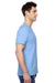 Fruit Of The Loom SF45R Mens Sofspun Jersey Short Sleeve Crewneck T-Shirt Light Blue Side
