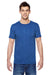 Fruit Of The Loom SF45R Mens Sofspun Jersey Short Sleeve Crewneck T-Shirt Royal Blue Front