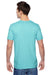 Fruit Of The Loom SF45R Mens Sofspun Jersey Short Sleeve Crewneck T-Shirt Scuba Blue Back
