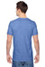 Fruit Of The Loom SF45R Mens Sofspun Jersey Short Sleeve Crewneck T-Shirt Heather Carolina Blue Back