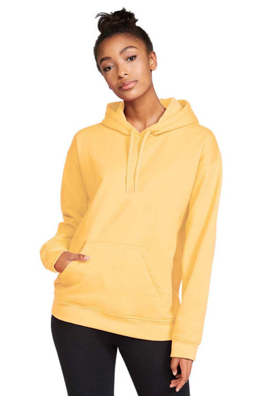 Gildan SF500 Mens Softstyle Hooded Sweatshirt Hoodie Yellow Haze Front