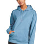 Gildan Mens Softstyle Hooded Sweatshirt Hoodie - Stone Blue
