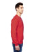 Fruit Of The Loom SF72R Mens Sofspun Fleece Crewneck Sweatshirt Fiery Red Side